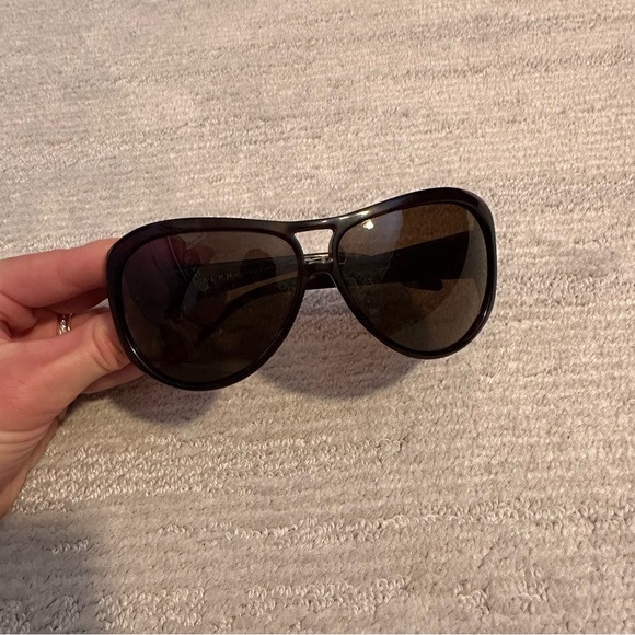 Vintage RALPH by Ralph Lauren Brown Tortoise Sunglasses - Picture 2 of 5